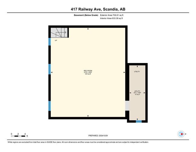 417 Railway Ave, House other with 3 bedrooms, 2 bathrooms and 4 parking in Scandia AB | Image 49