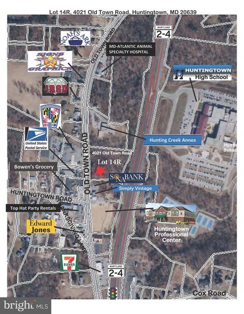 4021 Old Town Rd, HUNTINGTOWN, MD, 20639 | Card Image