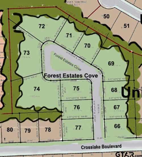 Lot 73 Forest Estates Cove, Tyler, TX, 75703 | Card Image