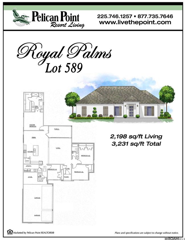 6112 Royal Palms Dr, House other with 4 bedrooms, 3 bathrooms and null parking in Gonzales LA | Image 19