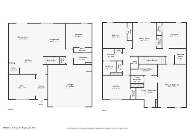 867 Starbuck Pkwy, House other with 5 bedrooms, 3 bathrooms and 2 parking in Pendergrass GA | Image 42