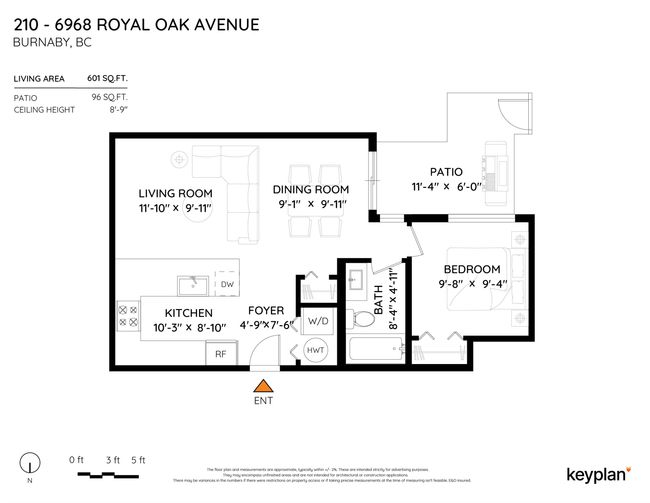 210 - 6968 Royal Oak Ave, Condo with 1 bedrooms, 1 bathrooms and 1 parking in Burnaby BC | Image 26