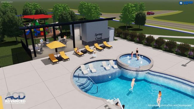 Adjacent to the pool, enjoy a shaded picnic area equipped with tables and seating, ideal for gatherings, barbecues, or simply unwinding with friends and family. | Image 34
