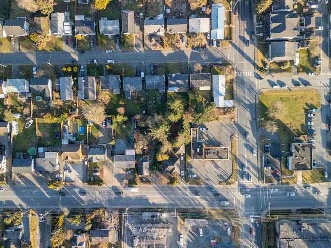 Aerial view of property's location with nearby suburban area | Image 8