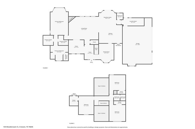135 Woodstream Ct, House other with 4 bedrooms, 3 bathrooms and null parking in Cresson TX | Image 40