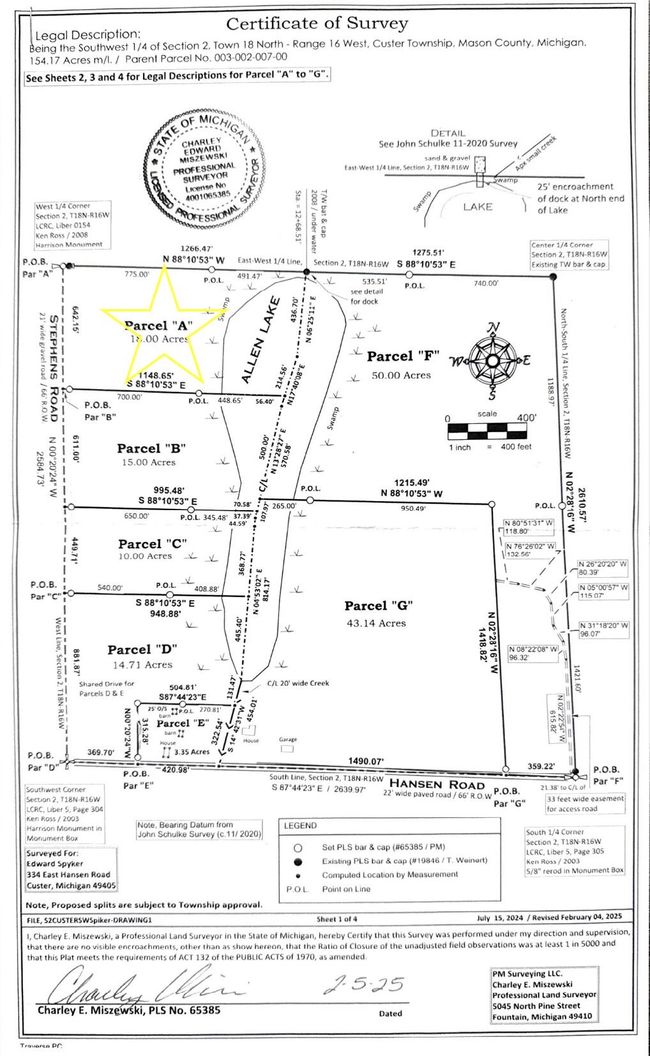 18 N Stephens Rd, Home with 0 bedrooms, 0 bathrooms and null parking in Custer MI | Image 21