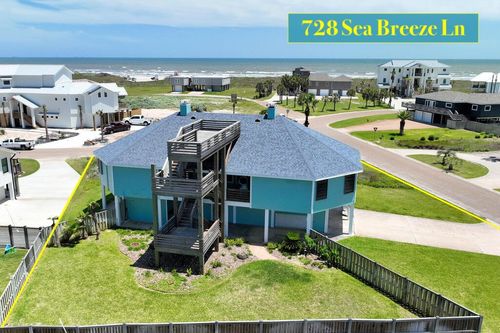 728 Sea Breeze Ln, Port Aransas, TX, 78373-5800 | Card Image