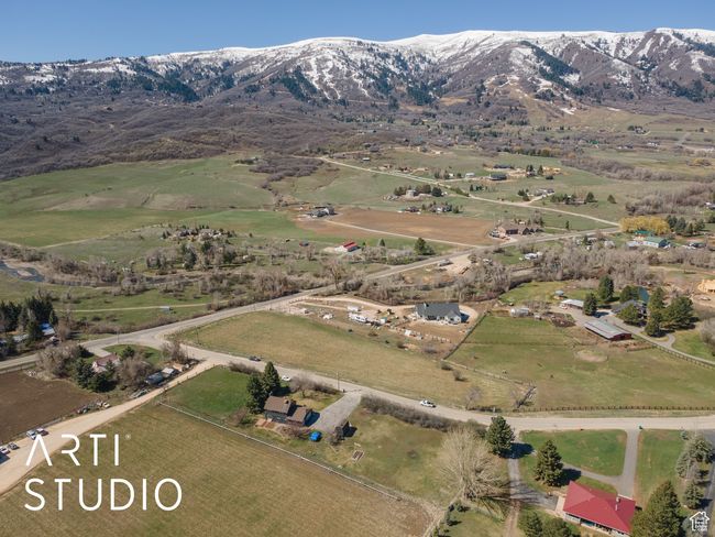 Birds eye view of property featuring a rural view and a mountain view | Image 48