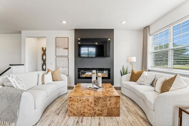 Photo is of the actual model. The Great Room is the perfect place to relax! | Image 5