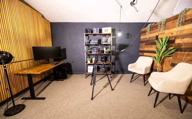 Creator studio with ample shelving and closet space not pictured | Image 40