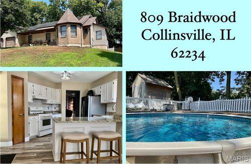 809 Braidwood Ct, Collinsville, IL, 62234-1545 | Card Image