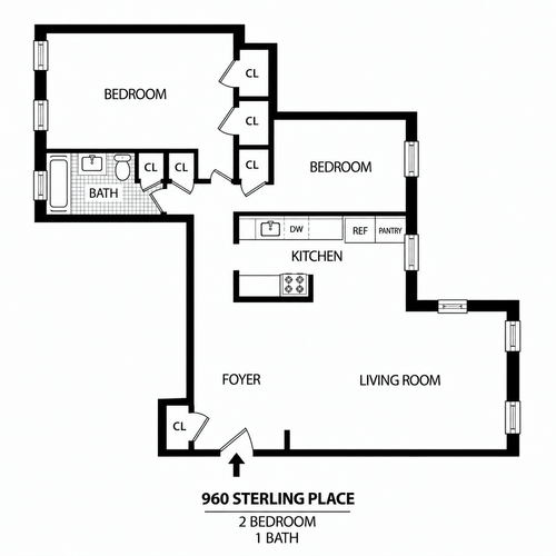4f-960 Sterling Place, New York City, NY, 11213 | Card Image