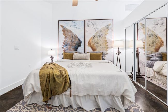 Primary bedroom featuring baseboards and ceiling fan | Image 27