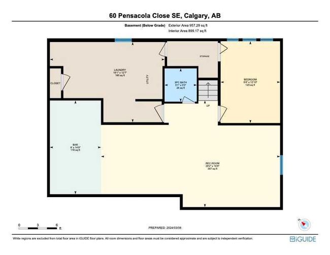 60 Pensacola Close Se, Home with 4 bedrooms, 2 bathrooms and 6 parking in Calgary AB | Image 40