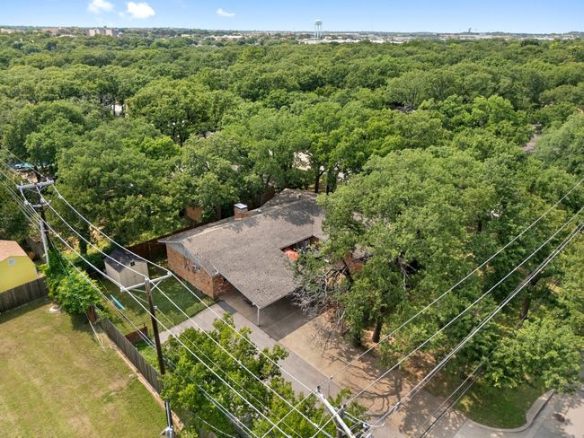 View from above of property featuring a forest | Image 27