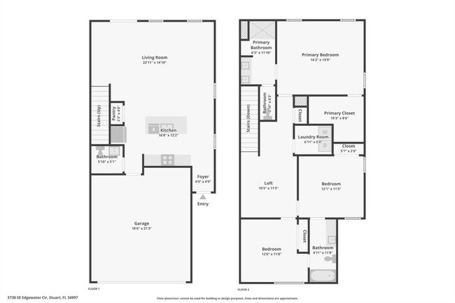 5730 Se Edgewater Cir, Townhouse with 3 bedrooms, 3 bathrooms and null parking in Stuart FL | Image 36