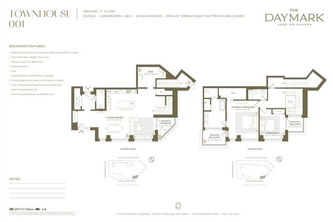 TH01 - 4 Lighthouse Lndg, Condo with 2 bedrooms, 3 bathrooms and null parking in Tarrytown NY | Image 9