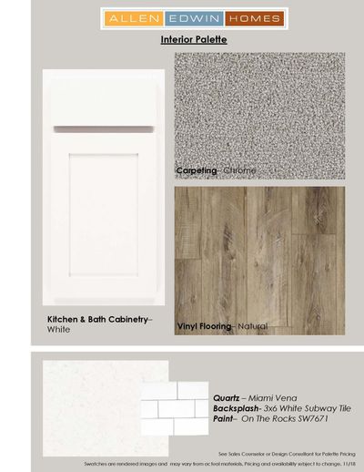 Photo of interior finishes to be used in home under construction. | Image 3