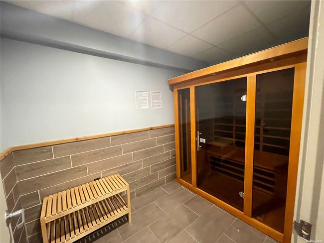 Sauna / wainscoting and tile patterned flooring | Image 22