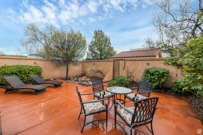 View of patio / terrace featuring a fenced backyard | Image 36