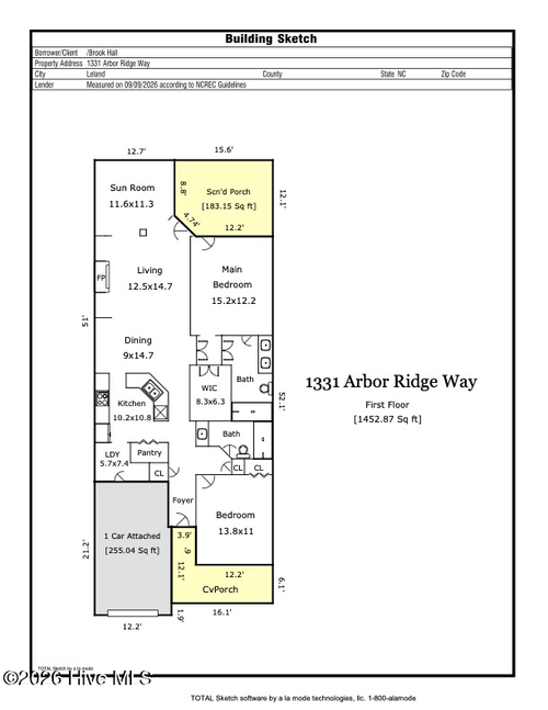 1331 Arbor Ridge Way, Leland, NC, 28451-9190 | Card Image