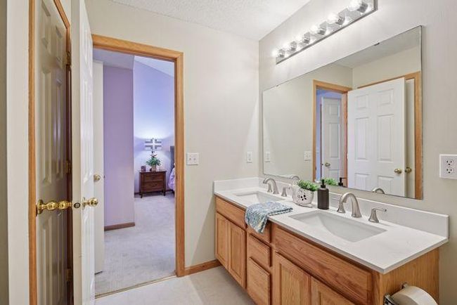 Updated Owner's Bath with linen closet. | Image 26