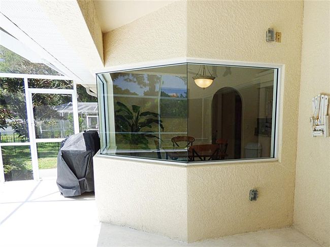 the aquarium window glasses are tinted, on the top: outlet for outside television | Image 29