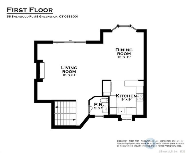 APT-8 - 56 Sherwood Pl, Condo with 2 bedrooms, 3 bathrooms and null parking in Greenwich CT | Image 16