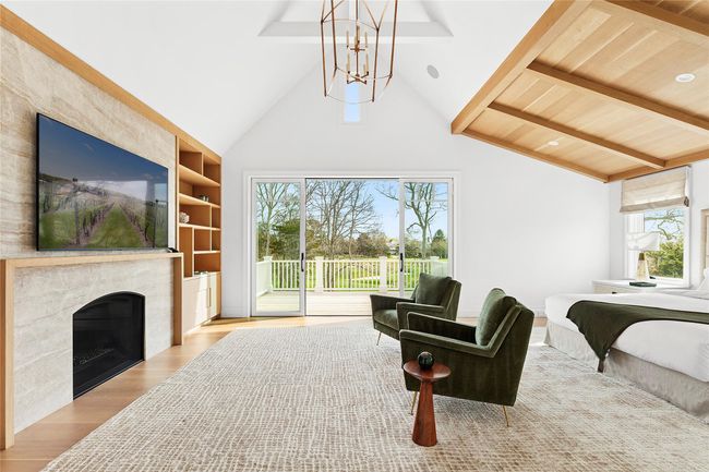 Primary Bedroom w/fireplace and private terrace | Image 17