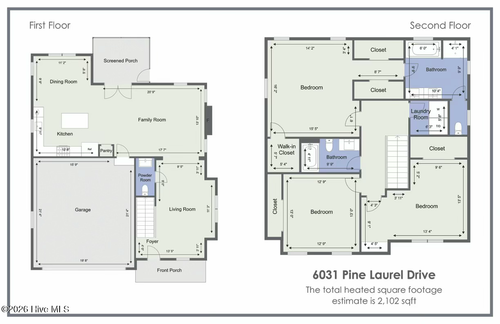6031 Pine Laurel Dr, Wilmington, NC, 28409-2231 | Card Image