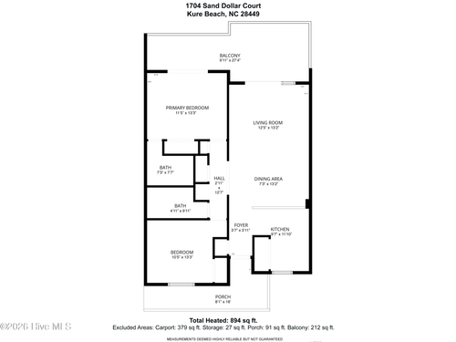 1704 Sand Dollar Ct, Kure Beach, NC, 28449 | Card Image