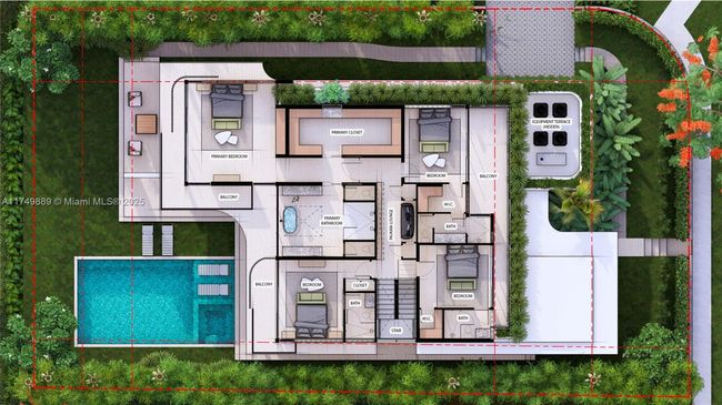 6060 Lagorce Dr, House other with 5 bedrooms, 6 bathrooms and null parking in Miami Beach FL | Image 19