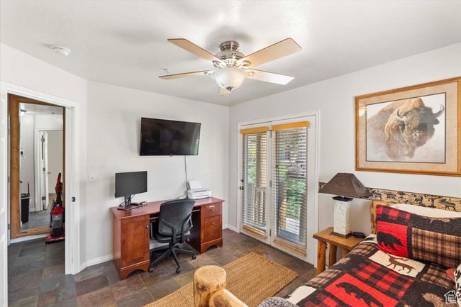 Bedroom 4 currently being used as flex space with an office | Image 16