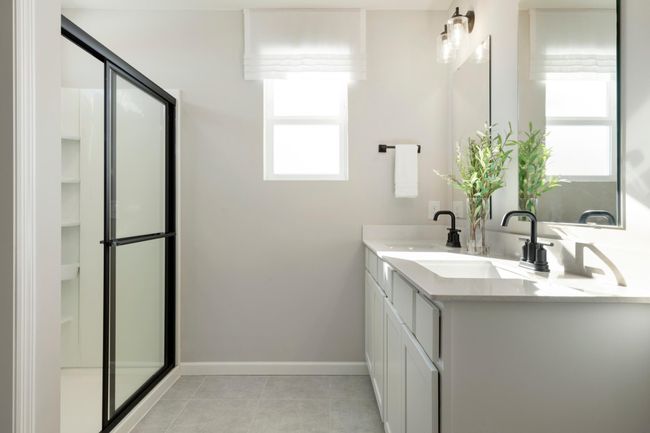 Owner's bathroom with dual sinks, oversized shower and water closet | Image 24