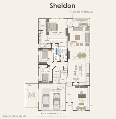 Pulte Homes, Sheldon floor plan | Image 2