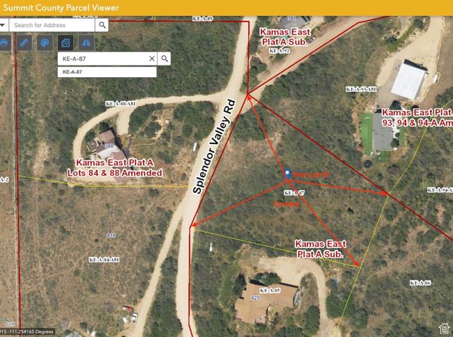 Map of property location featuring property parcel outlined | Image 7
