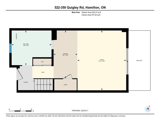 522 - 350 Quigley Rd, Condo with 3 bedrooms, 1 bathrooms and null parking in Hamilton ON | Image 37