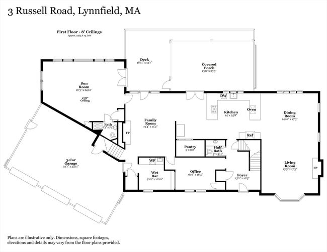 3 Russell Rd, House other with 4 bedrooms, 6 bathrooms and 5 parking in Lynnfield MA | Image 38