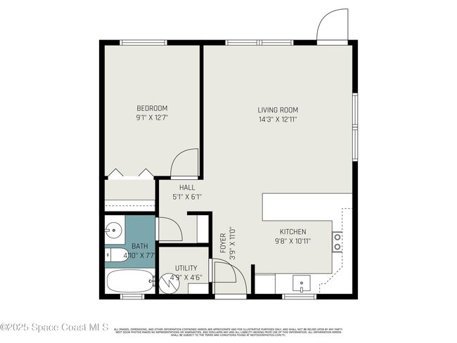 1 - 189 Oak Ave, Home with 1 bedrooms, 1 bathrooms and null parking in Cocoa Beach FL | Image 16