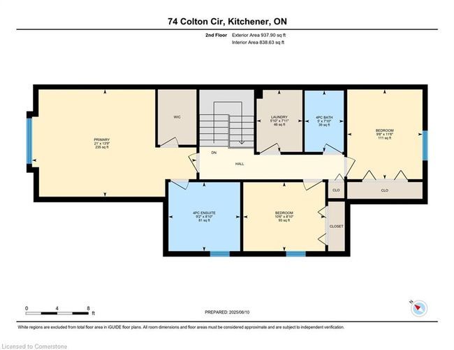 74 Colton Cir, Townhouse with 3 bedrooms, 4 bathrooms and 3 parking in Kitchener ON | Image 45