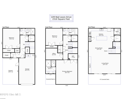 229 Red Lewis Drive, Kure Beach, NC, 28449 | Card Image