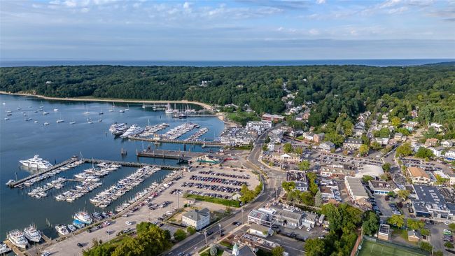 Aerial view featuring a wooded view and a water view | Image 37