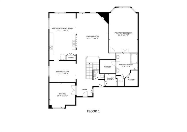 Floor plan of the 1st floor. | Image 42
