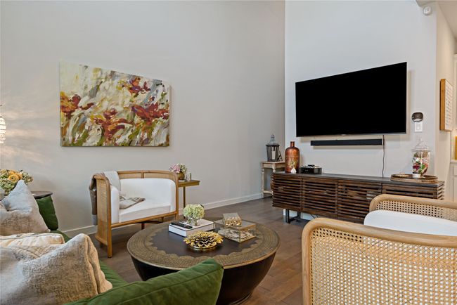 Living room featuring wood-type flooring | Image 7