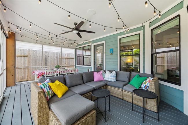 The other side of the back porch for entertaining. | Image 13