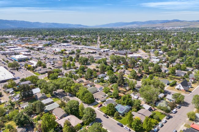 Drone / aerial view of a mountainous background | Image 54