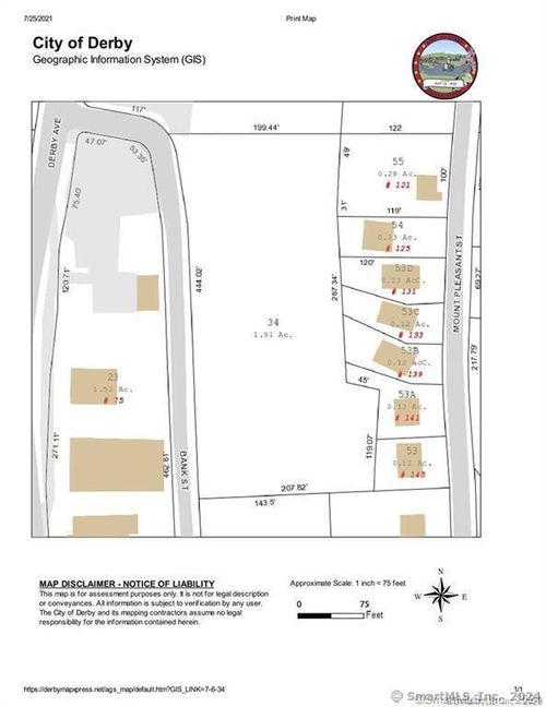 1 Bank St, Derby, CT, 06418-2001 | Card Image