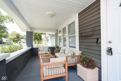 Virtually staged front porch | Image 3