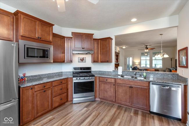 kitchen with appliances with stainless steel finishes and recessed lighting | Image 8