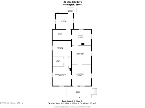 122 Glendale Dr, Wilmington, NC, 28401-8827 | Card Image